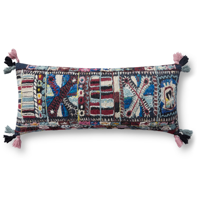 Loloi II PLL0013 Sage  Multi 13 x 35 Cover wDown Pillow