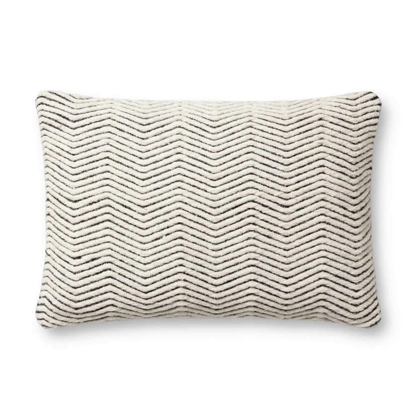 Loloi II PLL0120 Ivory 16 x 26 Cover wDown Pillow