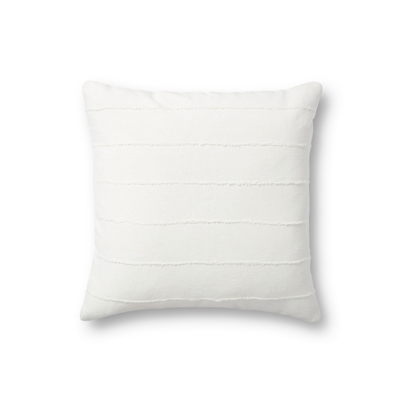 Jean Stoffer x Loloi Julia Ivory 18 x 18 Cover wDown Pillow