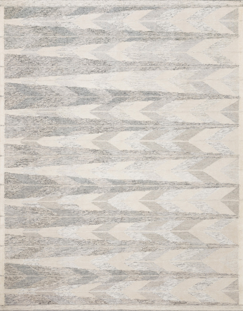 Loloi Evelina Pewter  Silver 18 x 18 Sample Rug