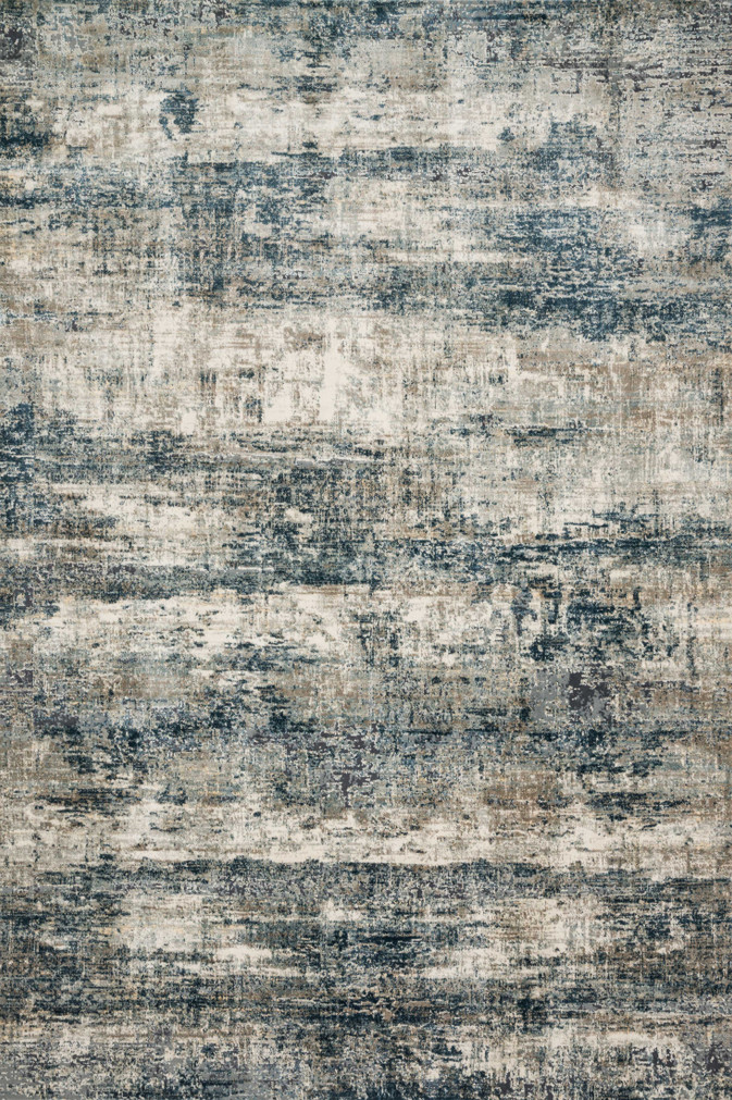 Loloi Cascade Ocean  Grey 18 x 18 Sample Rug
