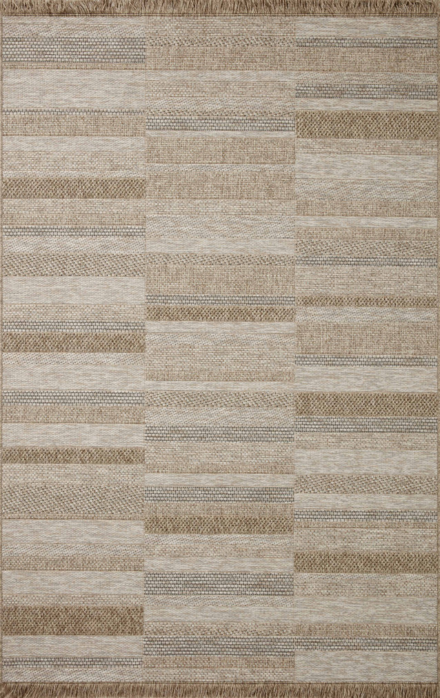 Loloi II Dawn Natural 18 x 18 Sample Rug (2)
