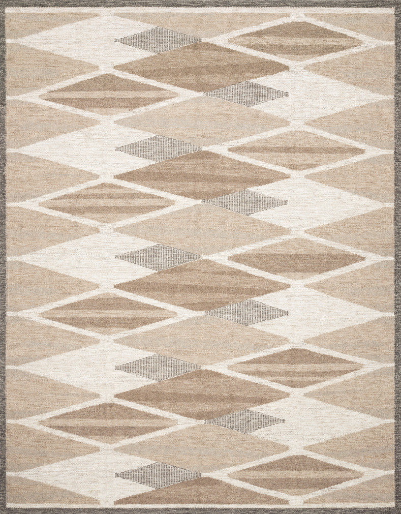 Loloi Evelina Taupe  Bark 18 x 18 Sample Rug