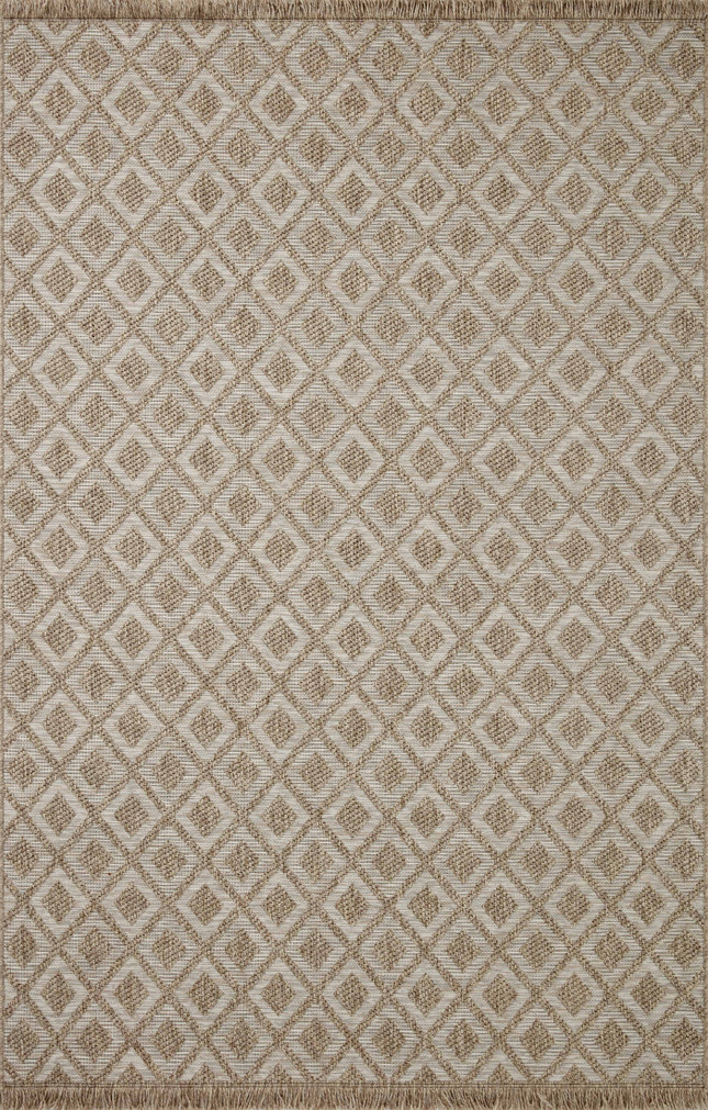 Loloi II Dawn Natural 18 x 18 Sample Rug (6)