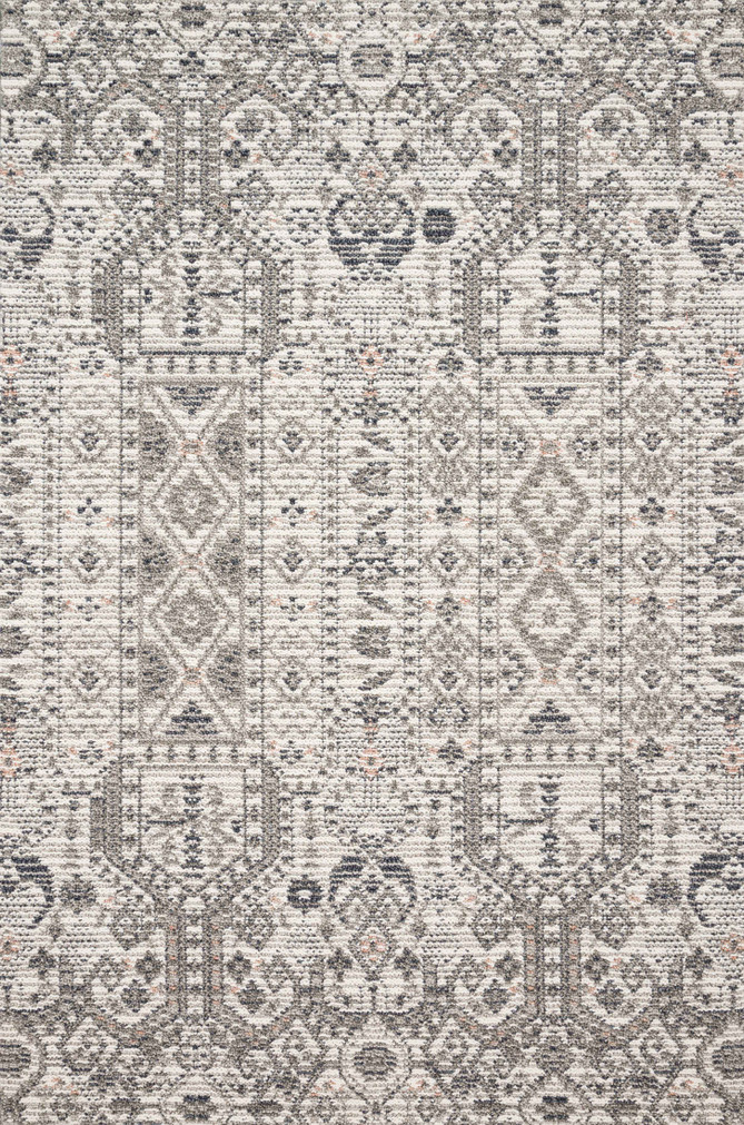 Loloi II Cole Ivory  Multi 18 x 18 Sample Rug