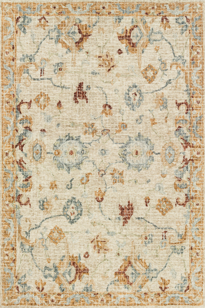 Loloi Julian Ivory  Multi 18 x 18 Sample Rug