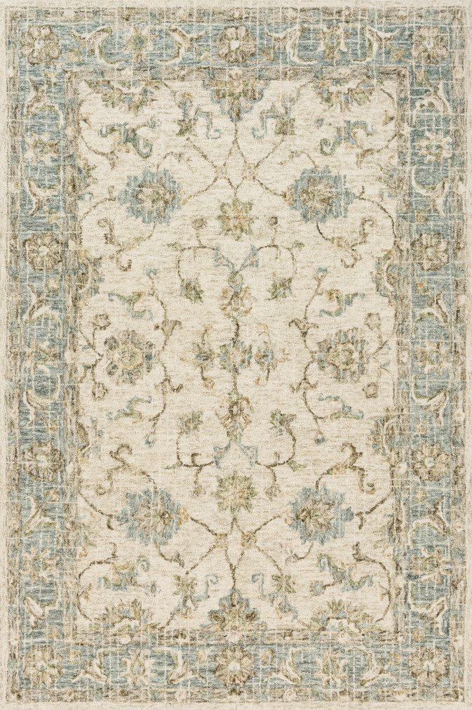 Loloi Julian Ivory  Spa 18 x 18 Sample Rug