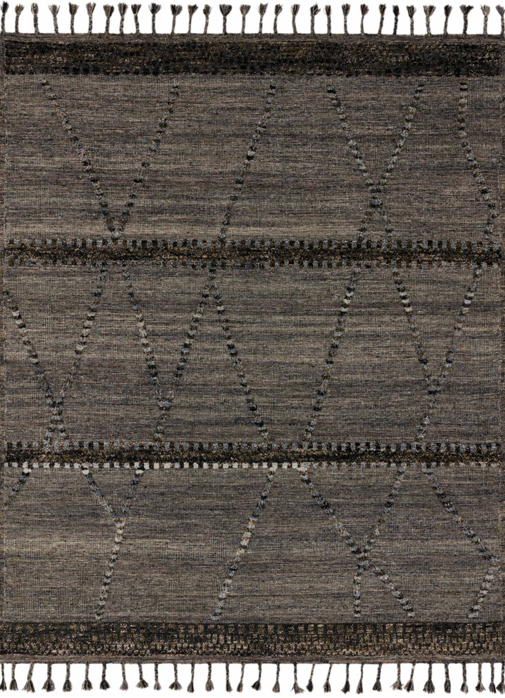 Loloi Iman Grey  Multi 18 x 18 Sample Rug