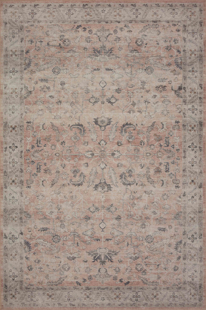 Loloi II Hathaway Blush  Multi 18 x 18 Sample Rug