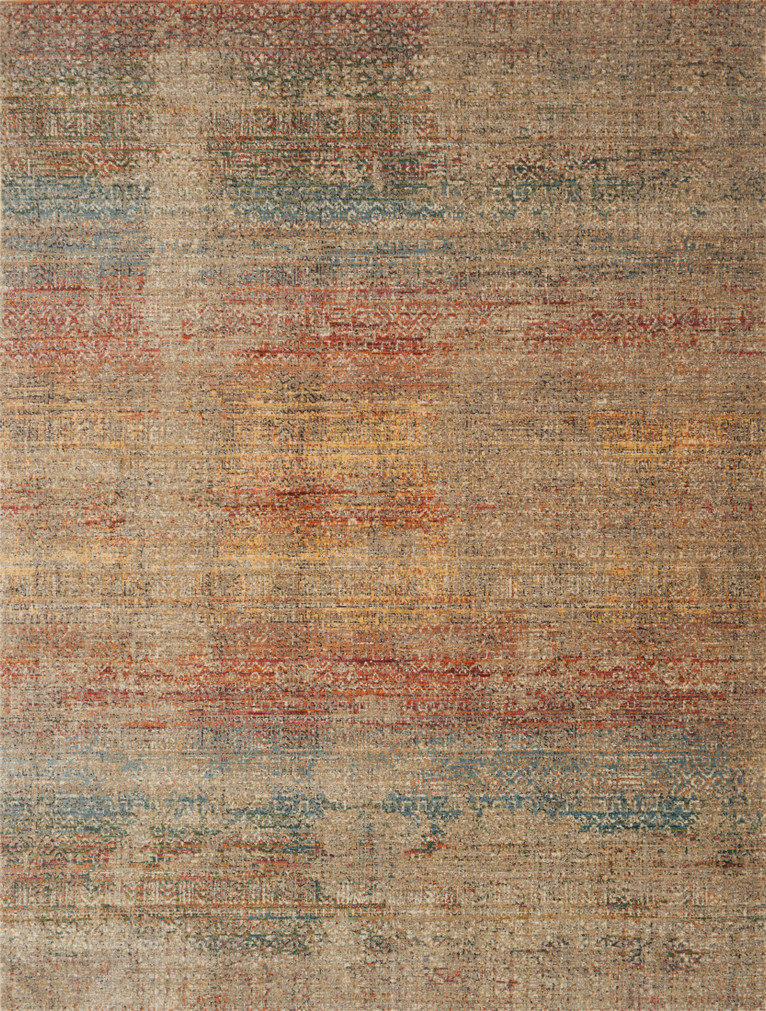 Loloi Javari Smoke  Prism 18 x 18 Sample Rug