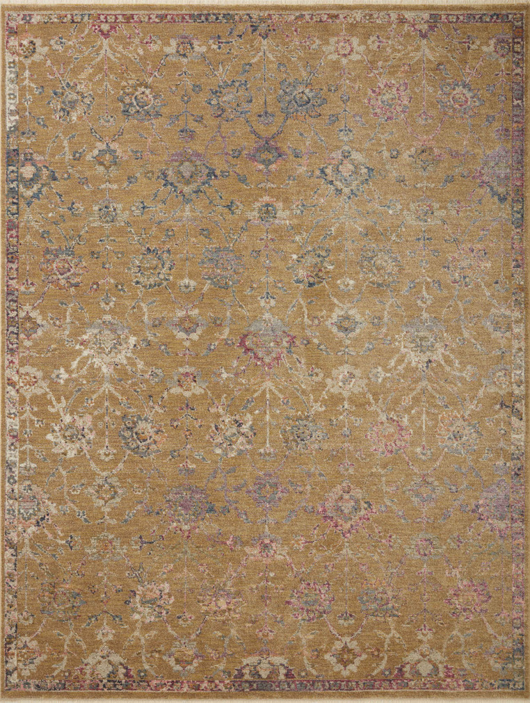 Loloi Giada Gold  Multi 18 x 18 Sample Rug