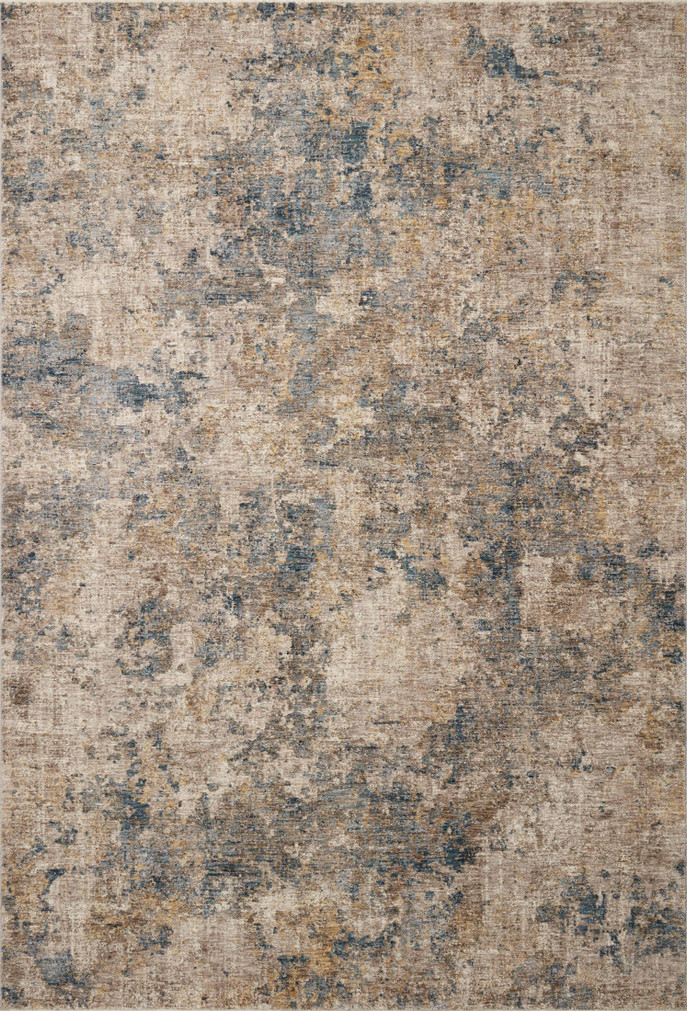 Loloi Gaia Taupe  Denim 18 x 18 Sample Rug