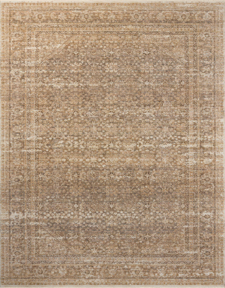 Loloi Heritage Clay  Natural 18 x 18 Sample Rug