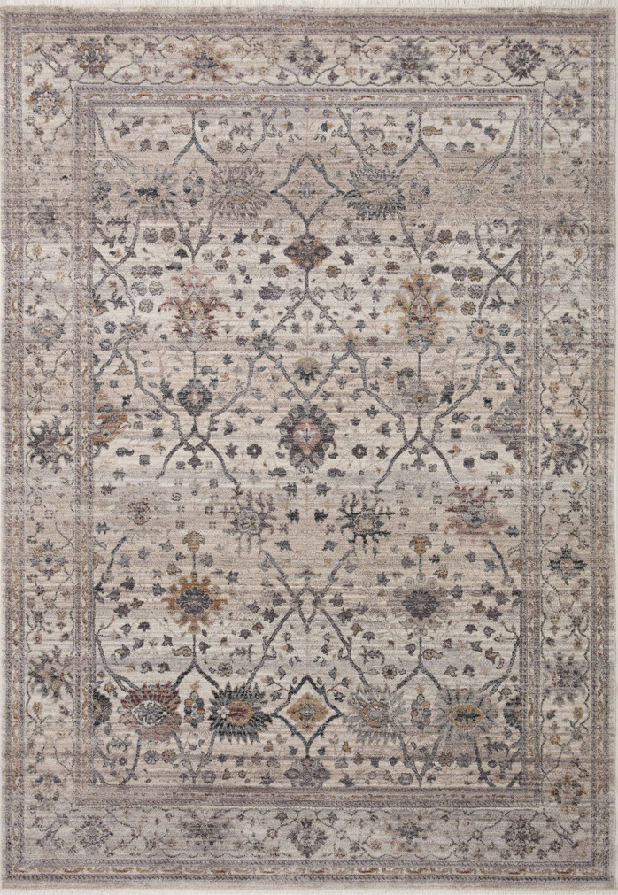 Loloi Lyra Pebble  Multi 18 x 18 Sample Rug