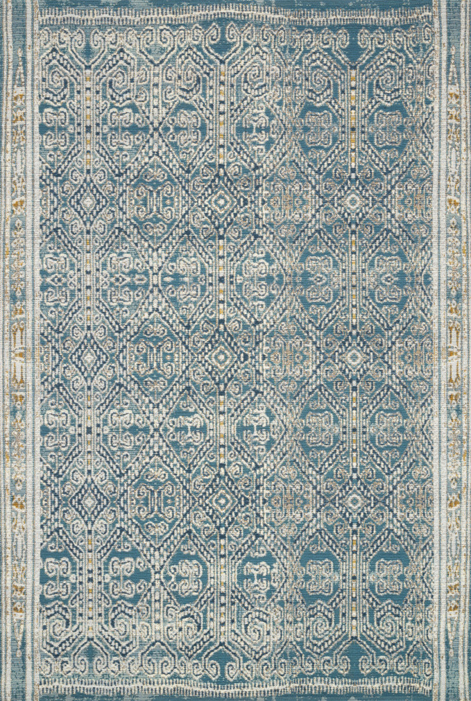 Loloi Mika Ocean 18 x 18 Sample Rug