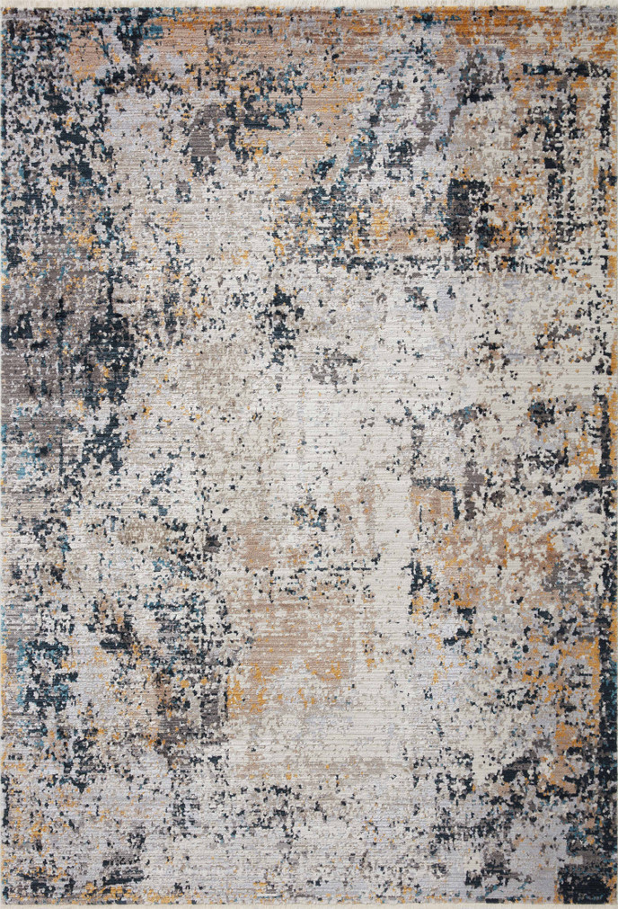 Loloi Leigh Silver  Multi 18 x 18 Sample Rug