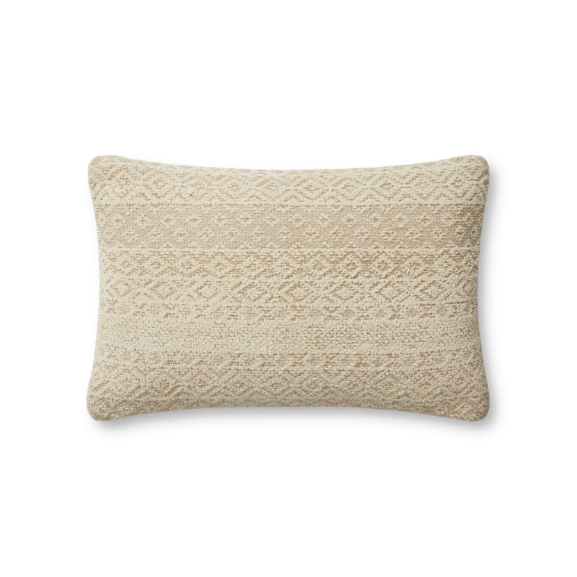 Angela Rose x Loloi Henderson Sand  Ivory 13 x 21 Cover Only Pillow