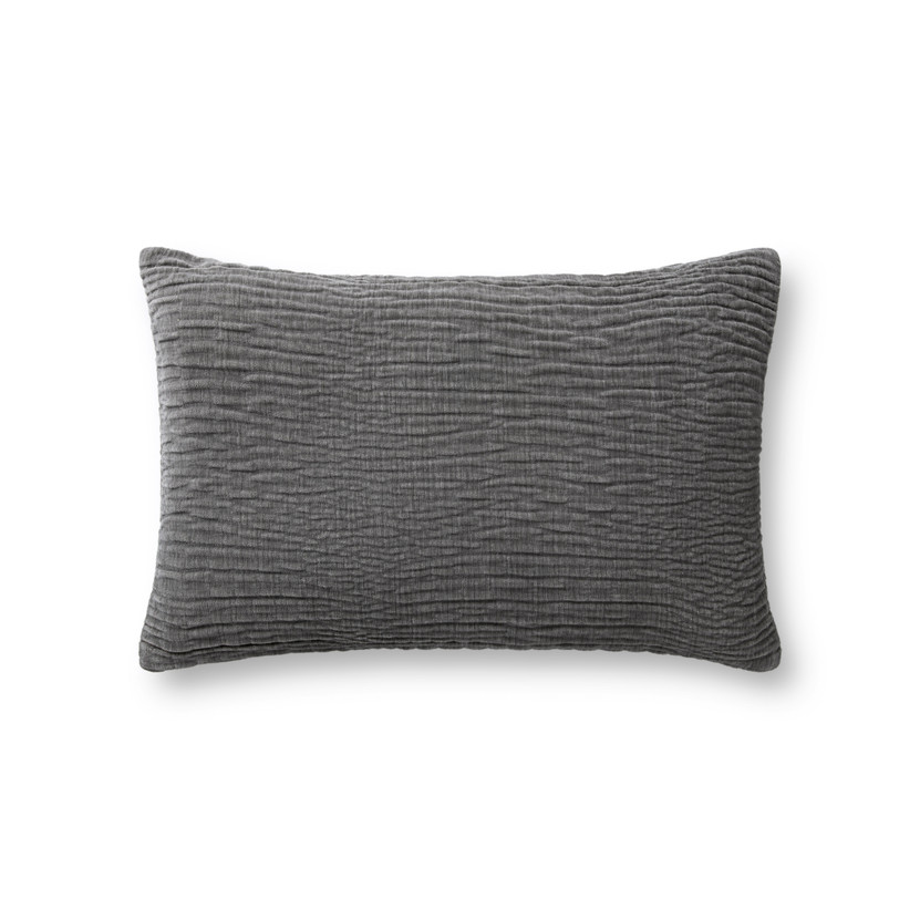 Loloi Grey 16 x 26 Cover Only Pillow