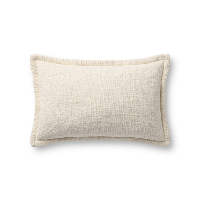 Loloi PLL0109 Ivory 13 x 21 Cover Only Pillow