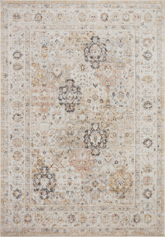 Loloi II Monroe Beige  Multi 18 x 18 Sample Rug