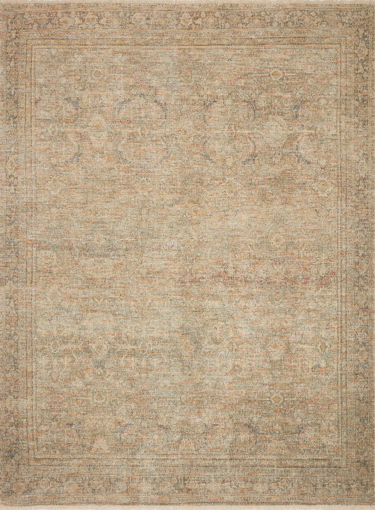 Loloi Priya Olive  Graphite 18 x 18 Sample Rug