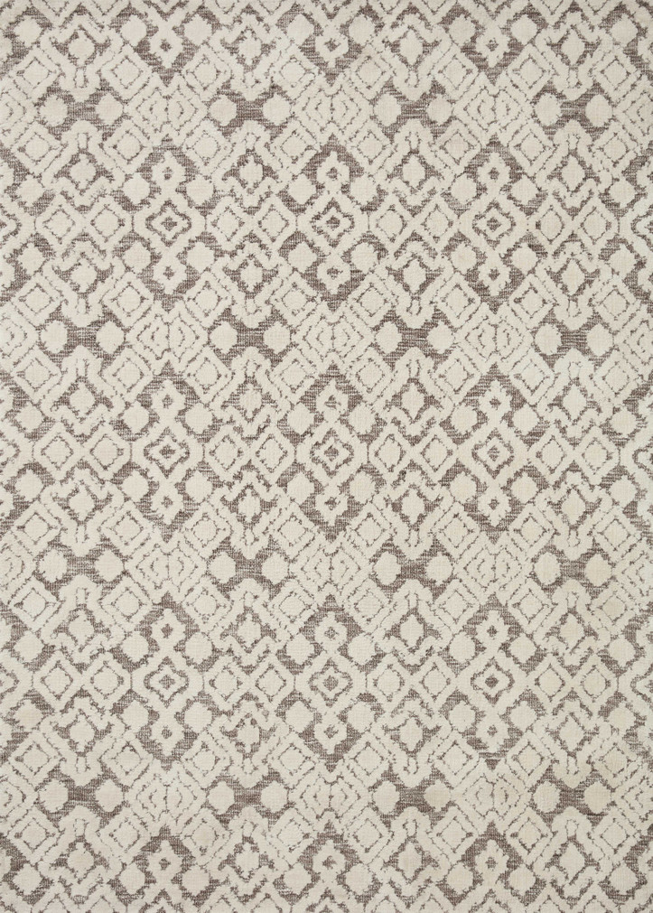 Loloi II Neda Natural  Ivory 18 x 18 Sample Rug
