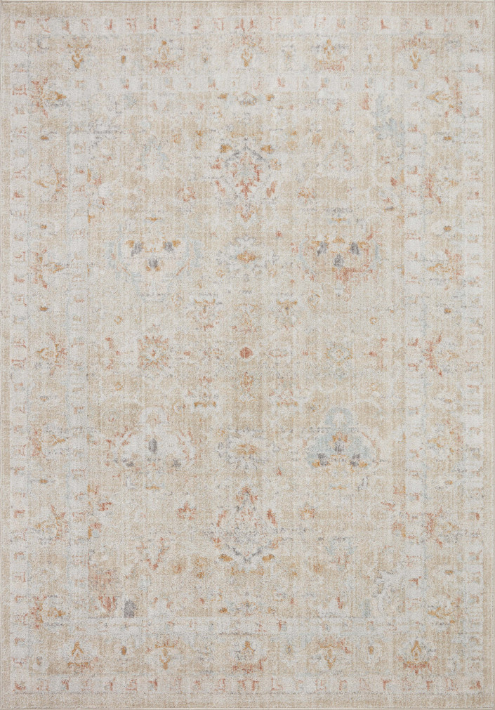 Loloi II Monroe Sand  Sunrise 18 x 18 Sample Rug