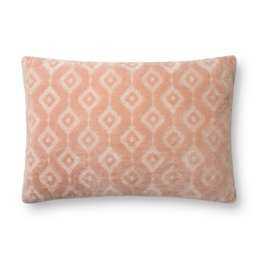 Loloi II P0866 Blush 16 x 26 Cover wPoly Pillow