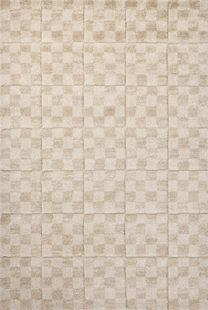 Loloi Silas Oatmeal  Sand 18 x 18 Sample Rug