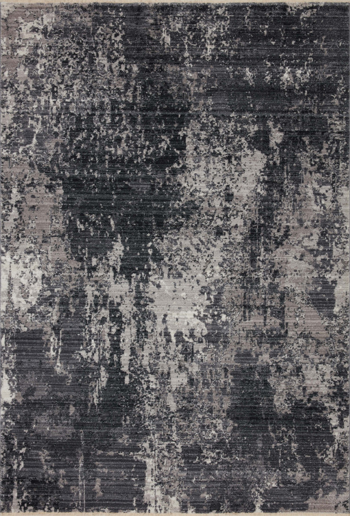 Loloi II Samra Charcoal  Silver 18 x 18 Sample Rug