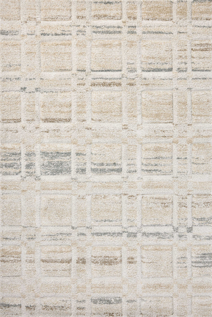 Loloi Silas Bone  Multi 18 x 18 Sample Rug