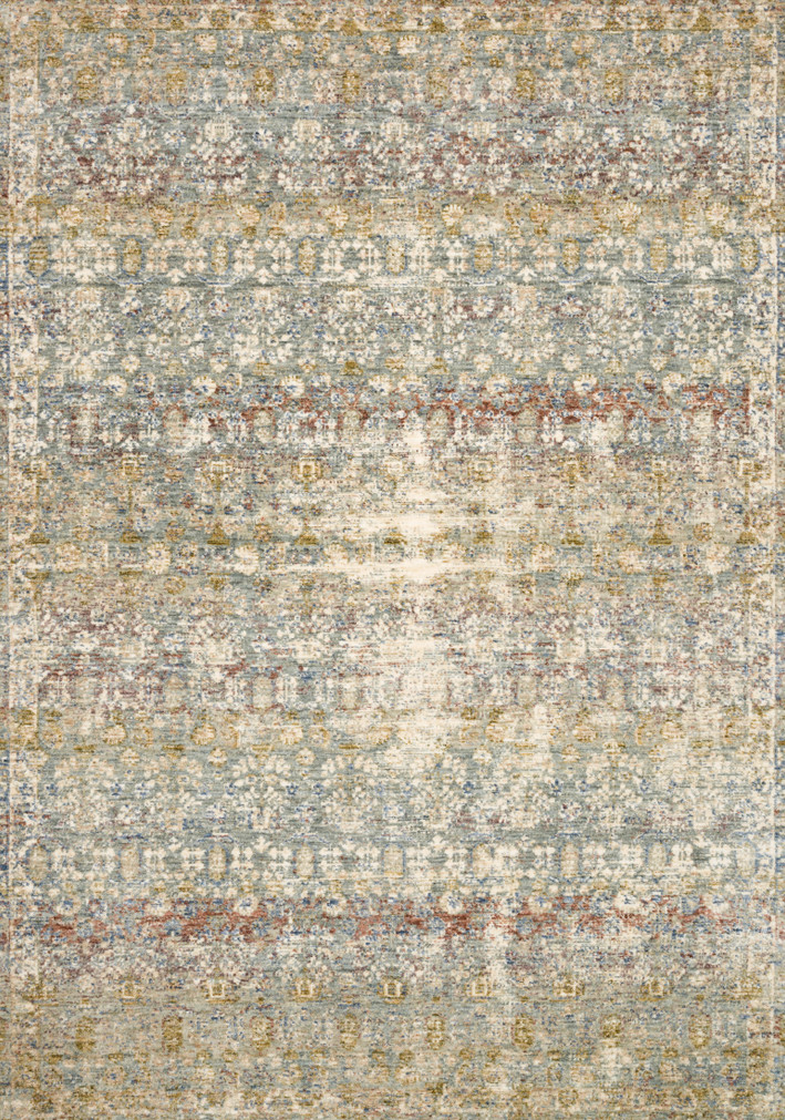 Loloi Revere Grey  Multi 18 x 18 Sample Rug