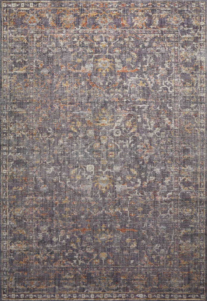 Chris Loves Julia x Loloi Rosemarie Graphite  Multi 18 x 18 Sample Rug