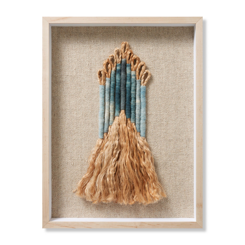 Loloi Ashley Beige  Blue 1-7 x 2-1 Wall Art