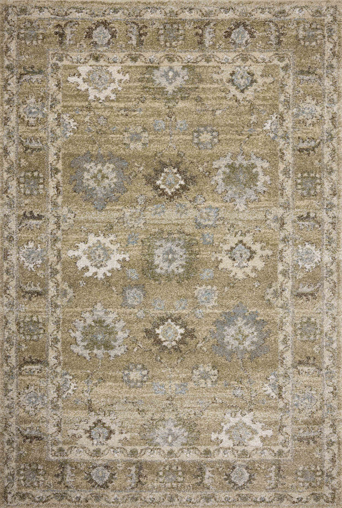 Loloi Tamryn Sage  Stone 18 x 18 Sample Rug