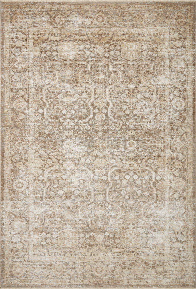 Loloi Sonnet Mocha  Tan 18 x 18Sample Rug