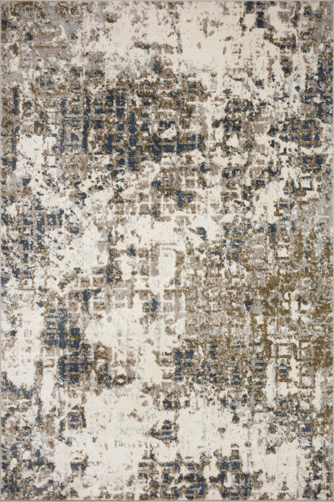 Loloi II Spirit Pewter  Olive 18 x 18 Sample Rug