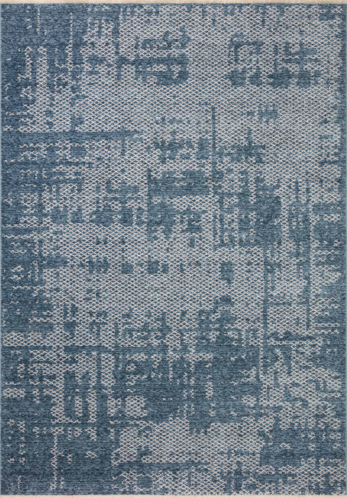 Loloi II Vance Denim  Dove 18 x 18 Sample Rug