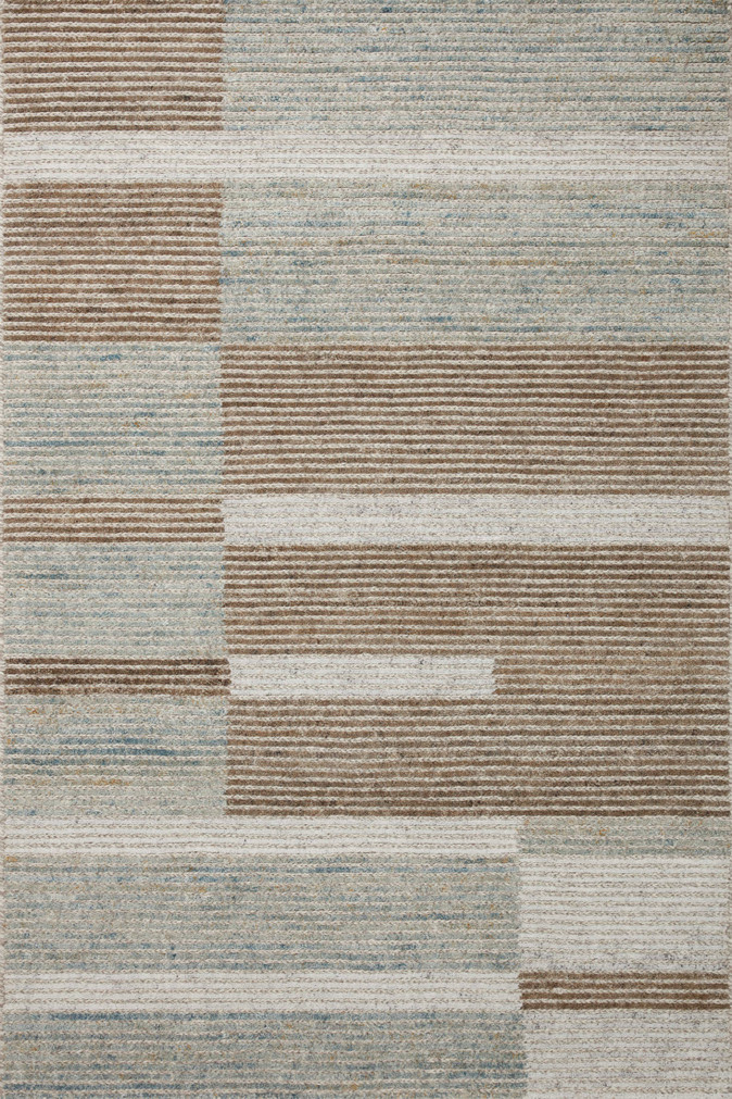 Loloi Stiles Tobacco  Lagoon 18 x 18 Sample Rug