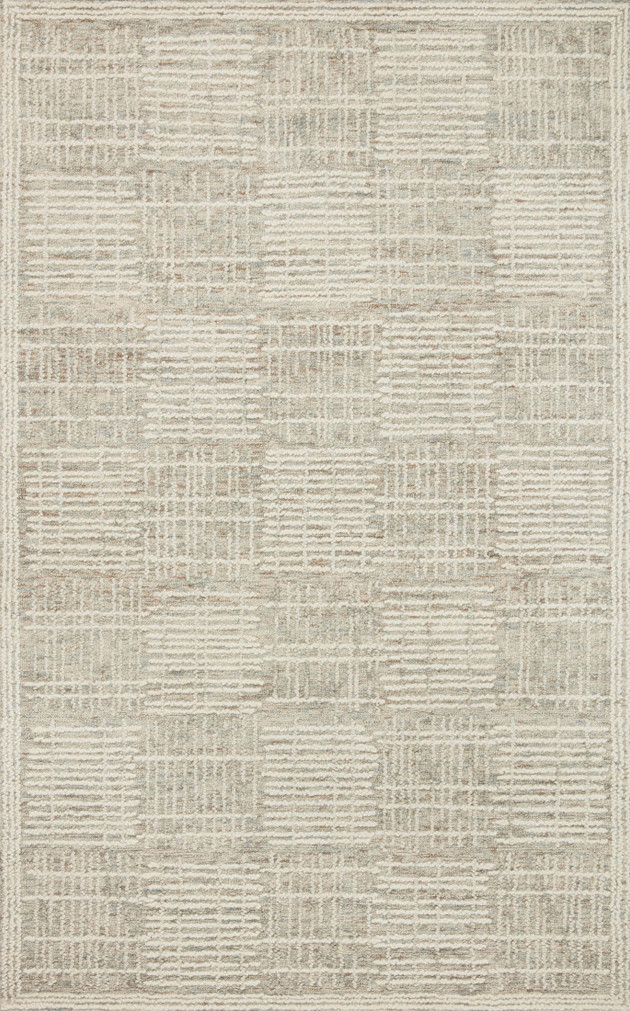 Loloi Tallulah Mist  Ivory 18 x 18 Sample Rug