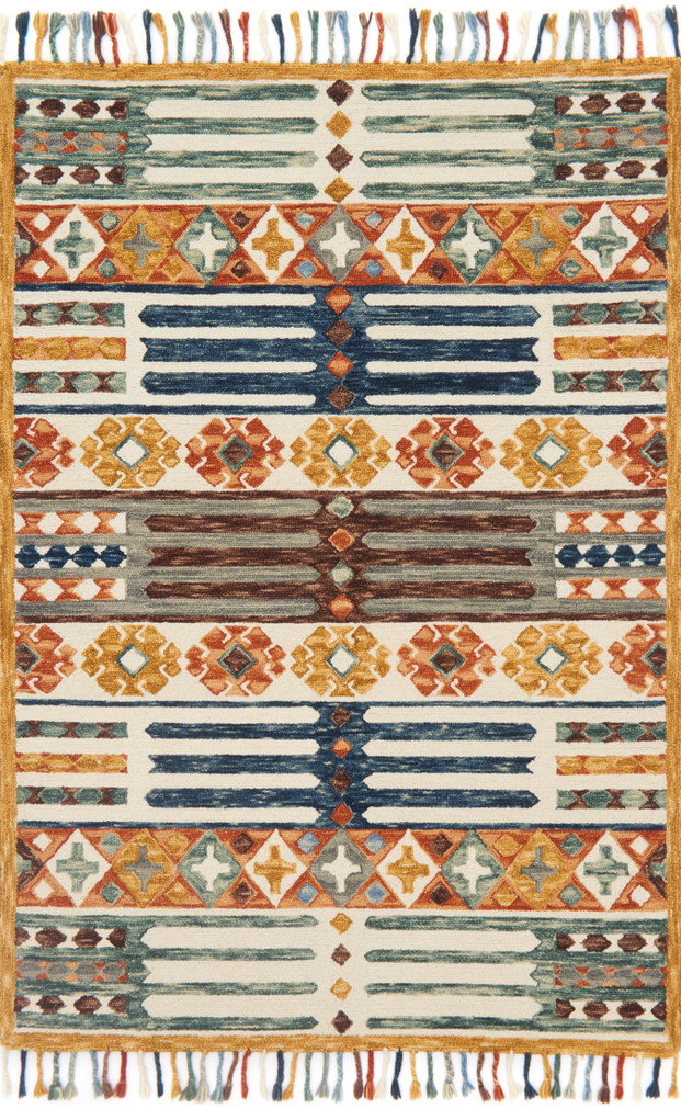 Loloi Zharah Santa Fe Spice 18 x 18 Sample Rug
