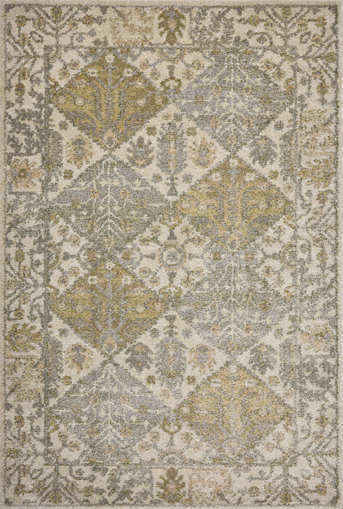 Loloi Tamryn Beige  Multi 18 x 18 Sample Rug