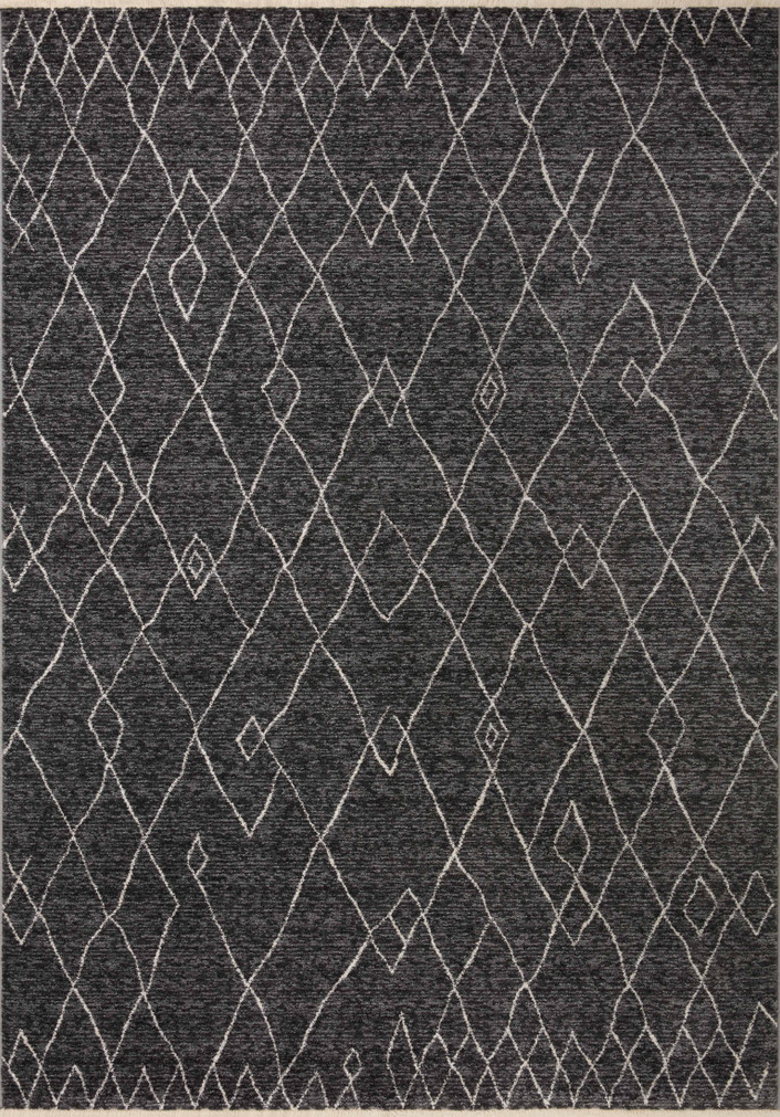 Loloi II Vance Charcoal  Dove 18 x 18 Sample Rug (5)