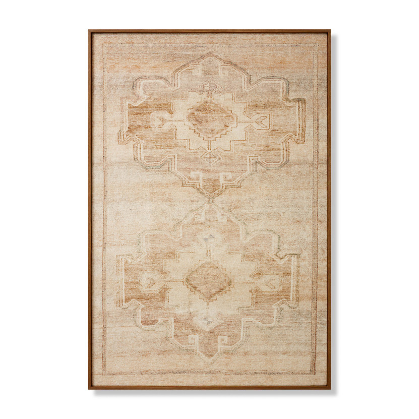 Loloi Florence Ivory  Beige 5-1 x 3-5 Wall Art
