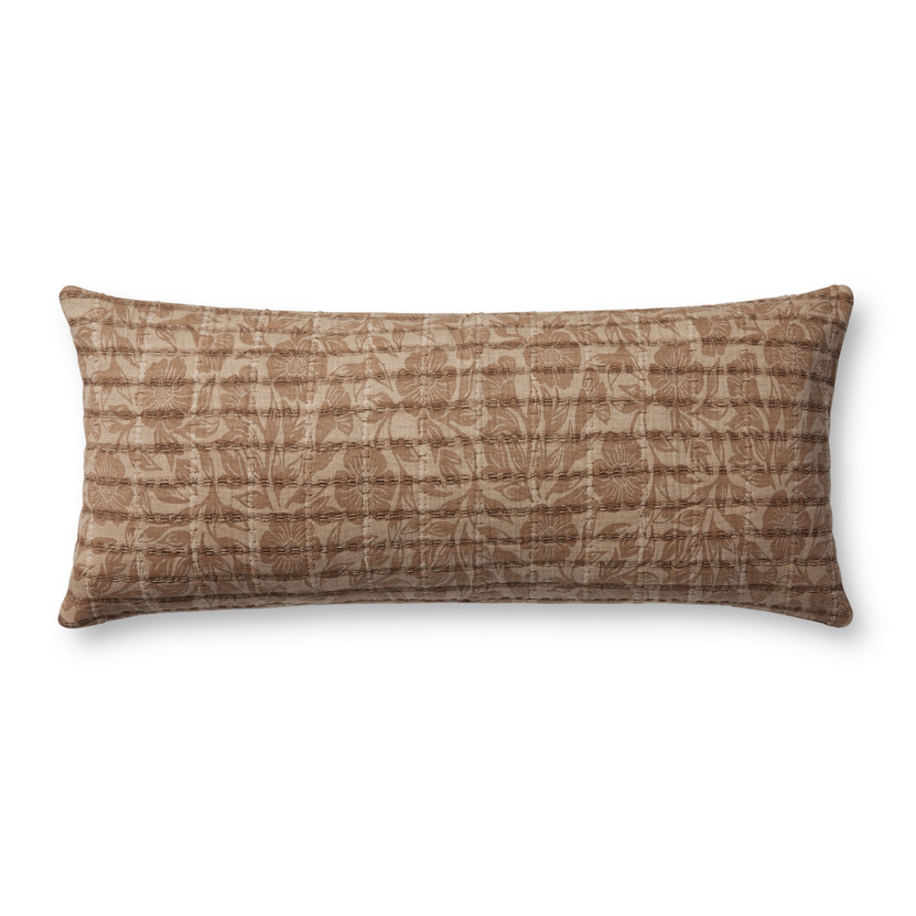 Jean Stoffer x Loloi PJS0022 Cinnamon 12 x 27 Cover Only Pillow