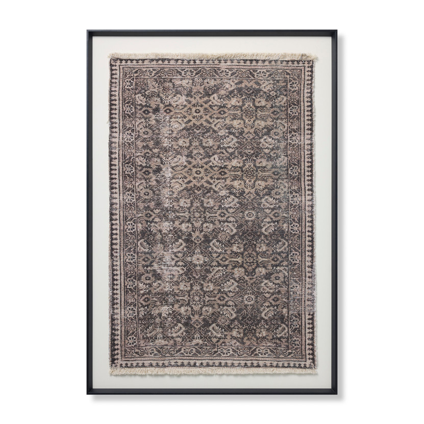 Loloi Persepolis Brown  Black 3-5 x 5-0 Wall Art