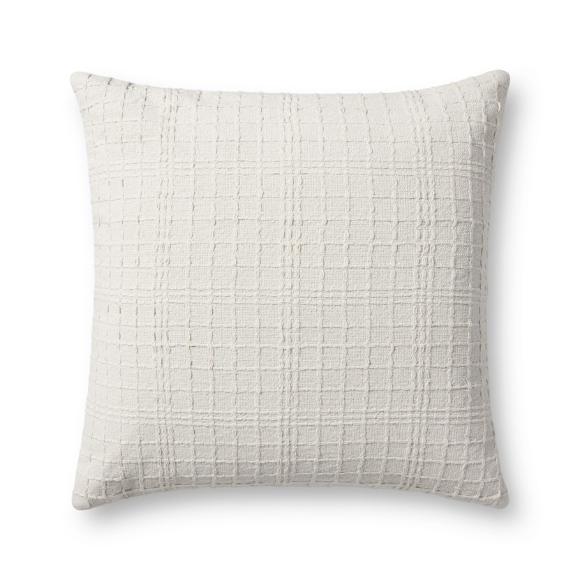 Jean Stoffer x Loloi PJS0015 Ivory 22 x 22 Cover wDown Pillow