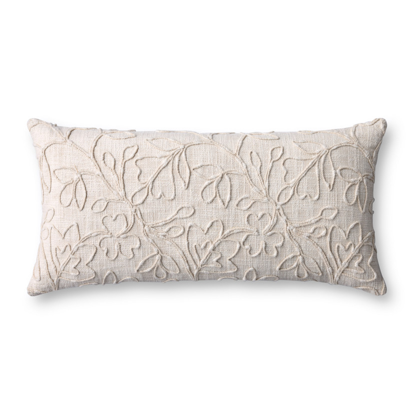 Loloi PLL0127 Natural 12 x 27 Cover Only Pillow