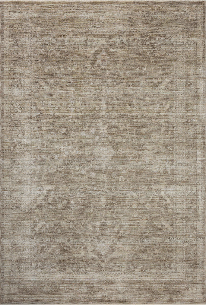 Loloi II Tabitha Taupe  Pebble 18 x 18 Sample Rug