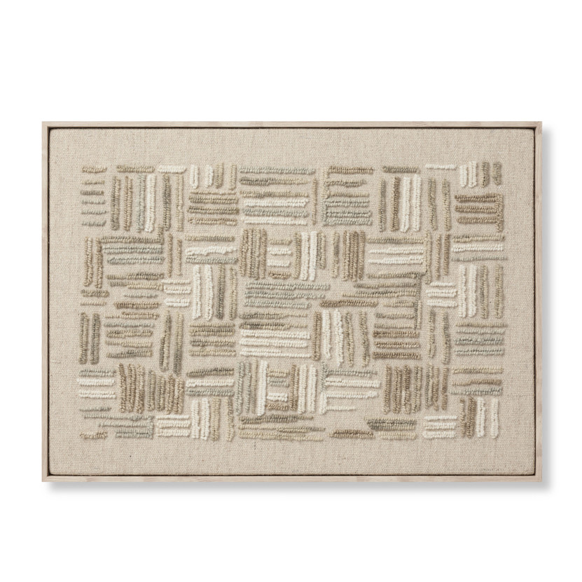 Loloi Perplexed Green  Ivory 3-6 x 2-6 Wall Art